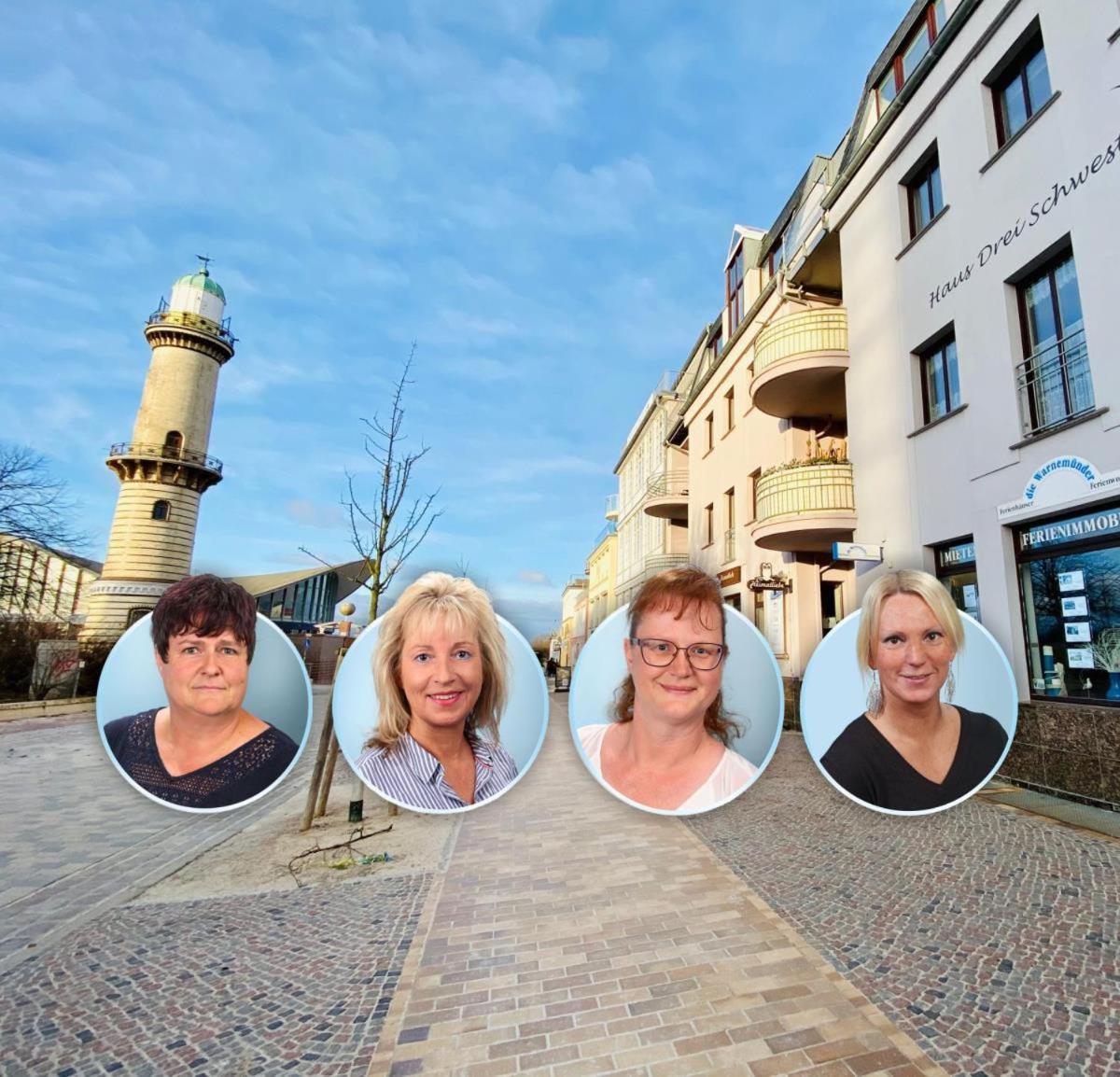 Berringer, Seestern, Direkt An Der Promenade ロストック エクステリア 写真
